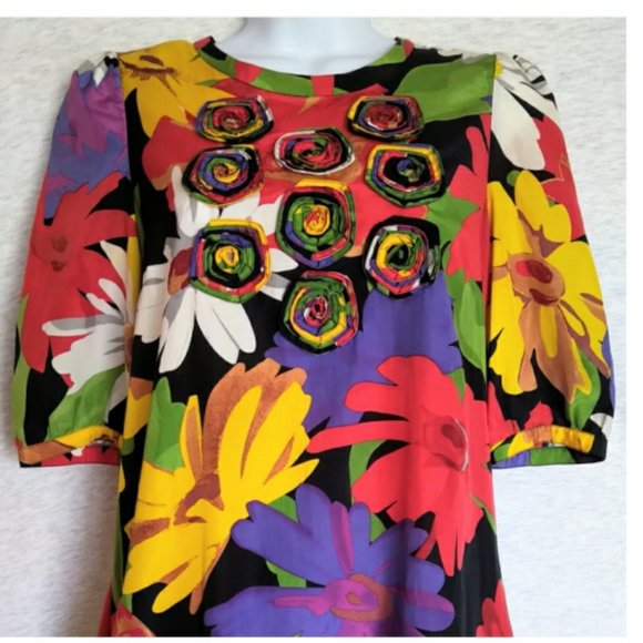 See By Chloe Silk Blend Floral Print Mini Dress - Picture 3 of 6